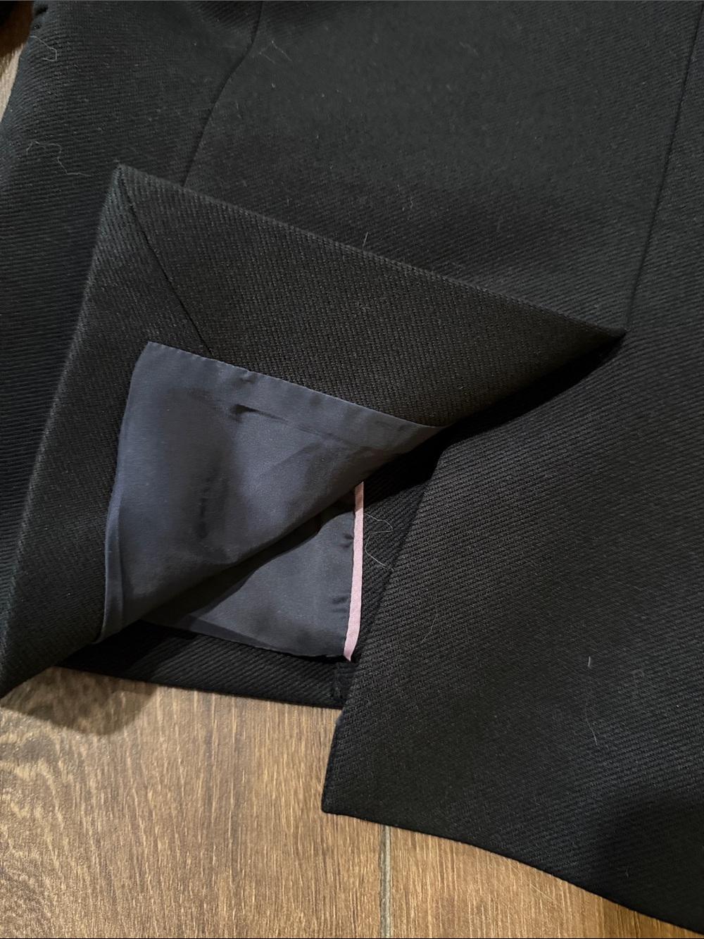 J.crew Black Women's Tailored Open-Front Blazer Jacket 4P - Picture 6 of 7